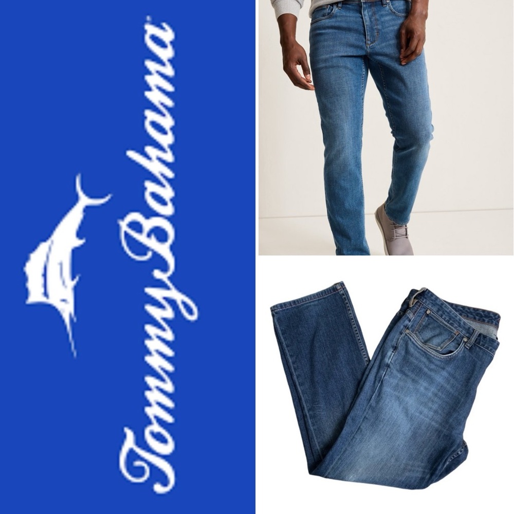 Tommy Bahama Jeans Authentic Medium To Dark Wash Soft Denim